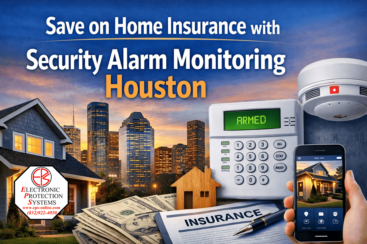 ave on Home Insurance with Security Alarm Monitoring Houston