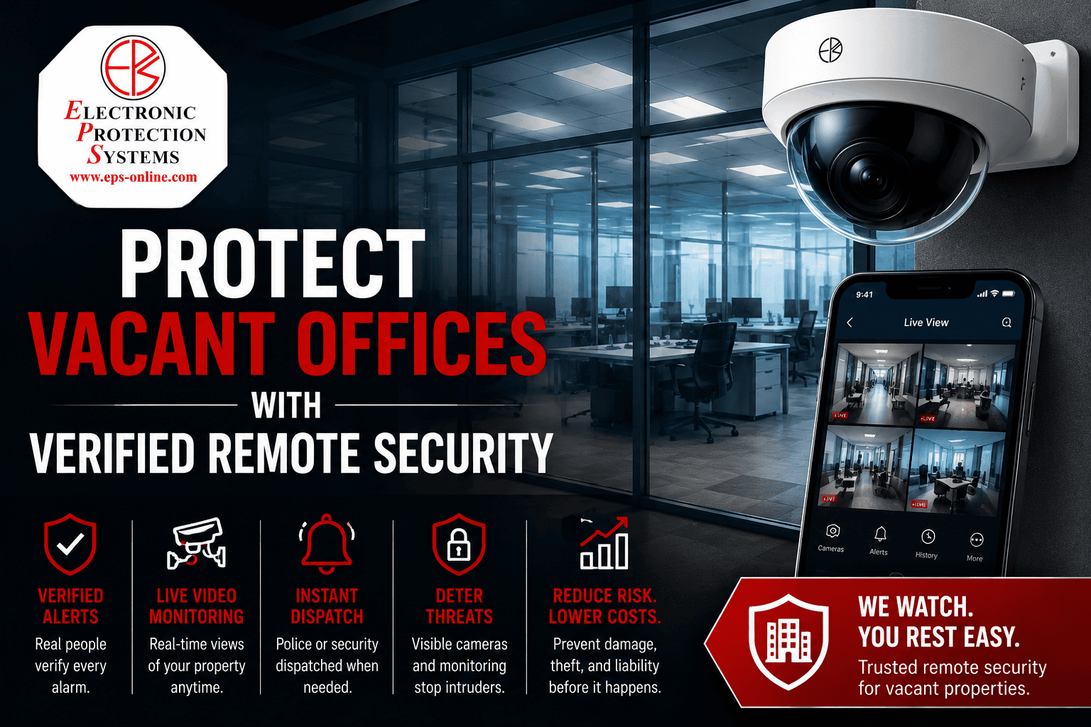 Protect Vacant Offices With Verified Remote Security