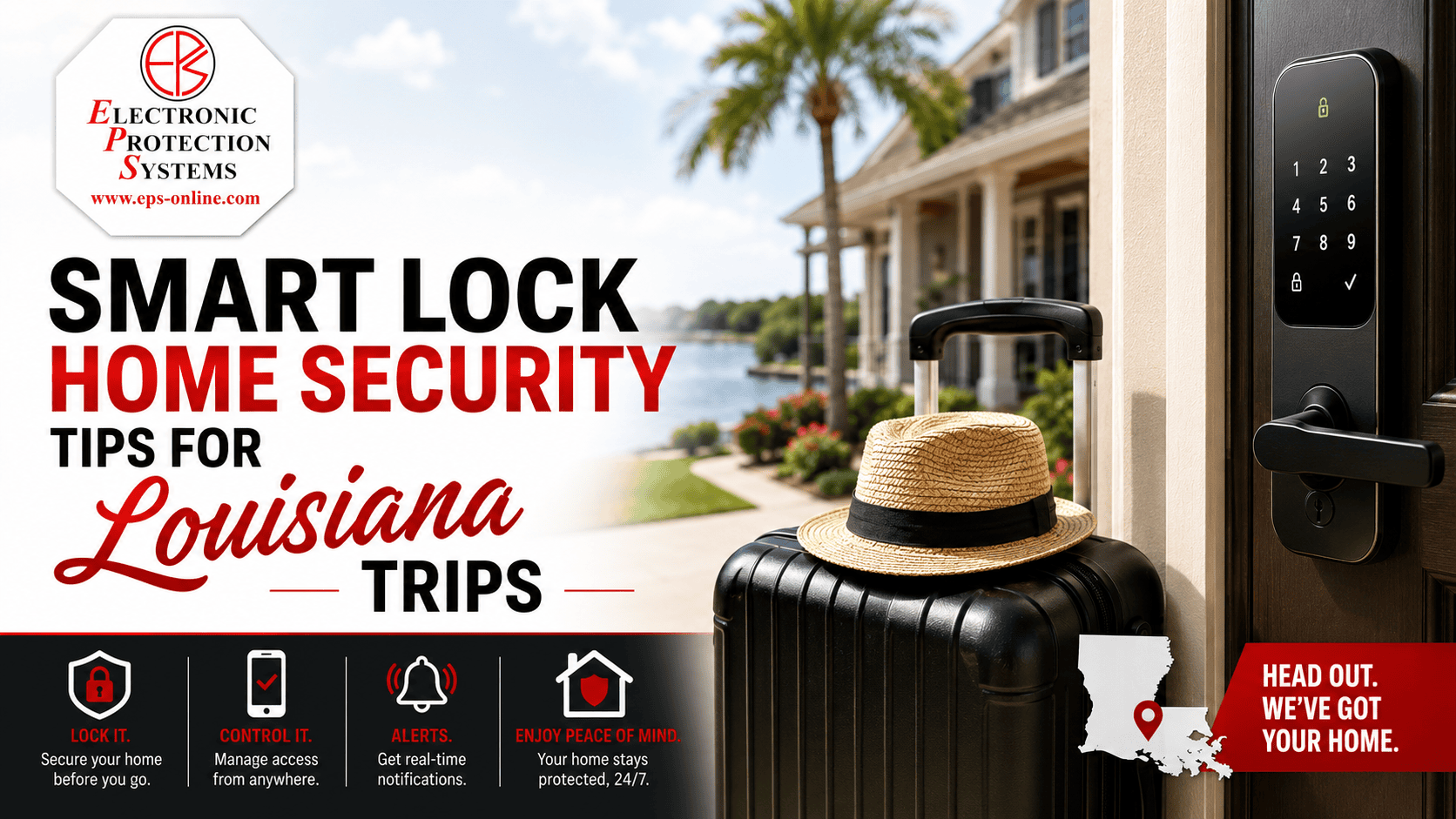 Smart Lock Home Security Tips for Louisiana Trips Smart Lock Home Security Tips for Louisiana Trips