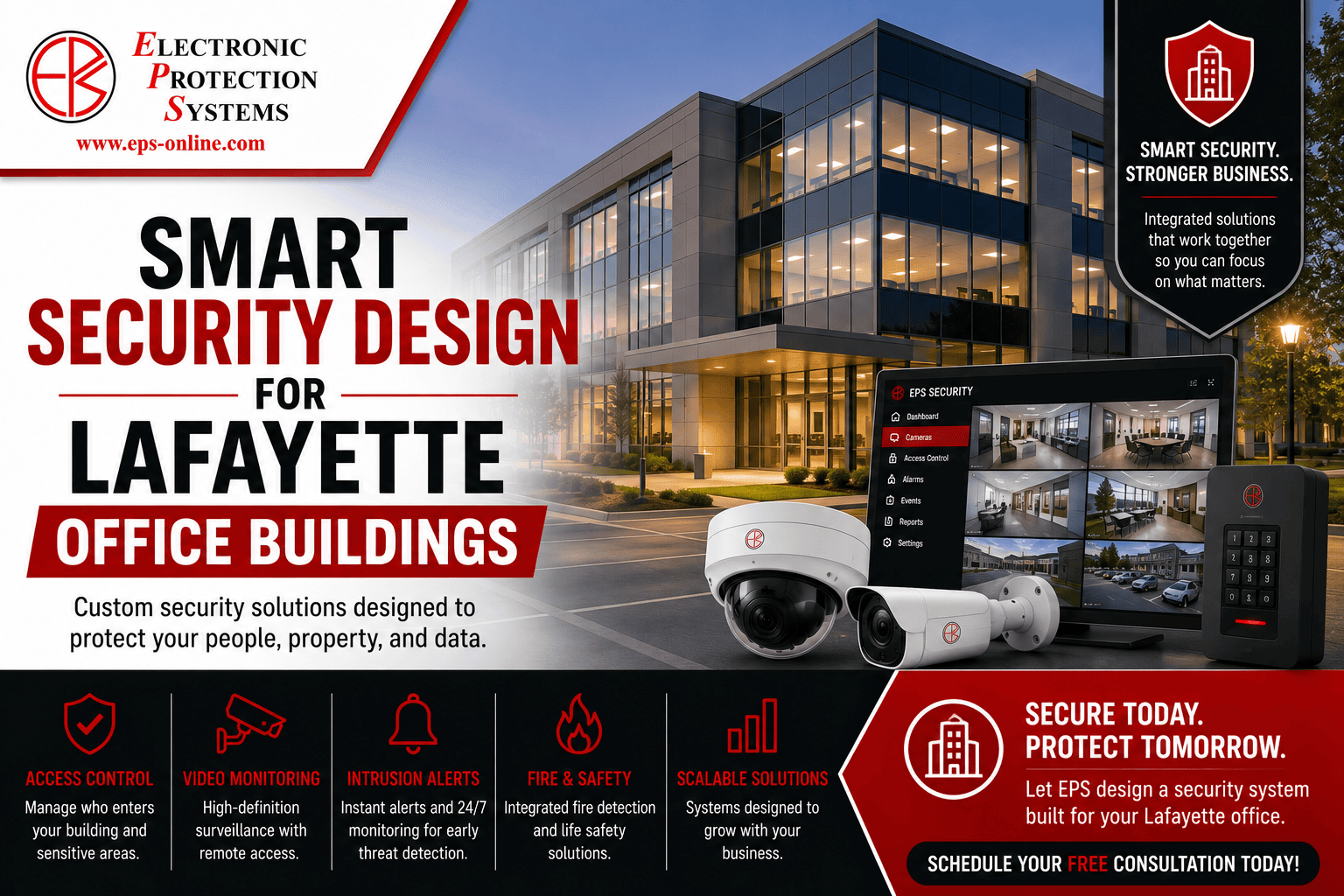 Smart Security Design for Lafayette Office Buildings