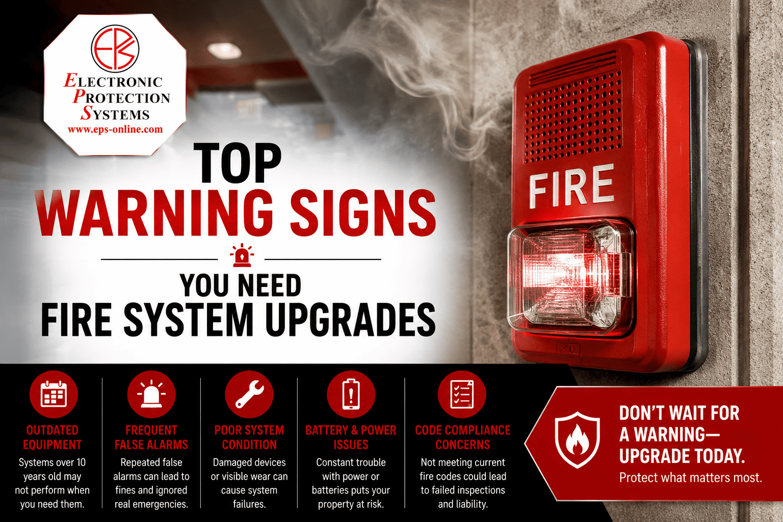 Top Warning Signs You Need Fire System Upgrades
